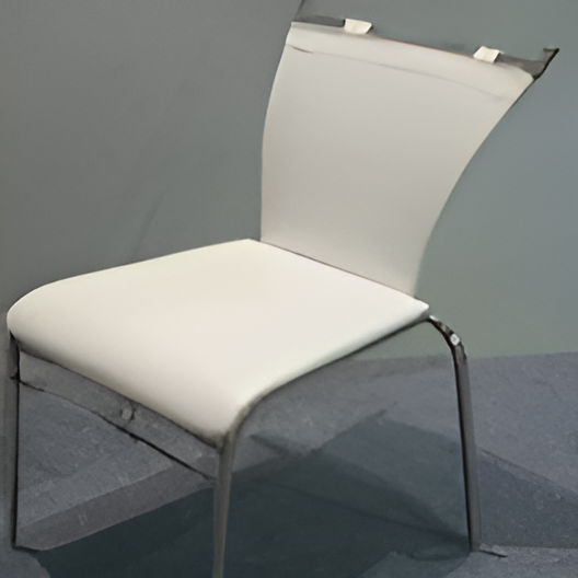 Exclusive White Leather Chair